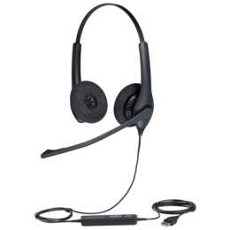 JABRA Cuffia per ufficio BIZ 1500 (On-Ear, Cavo, Nero)