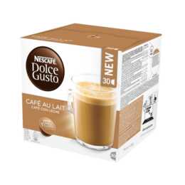 NESCAFÉ DOLCE GUSTO Capsules de Café Café au lait (30 pièce)