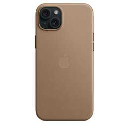 APPLE Backcover Fine Woven (iPhone 15 Plus, Braun)