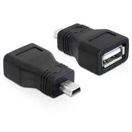 DELOCK Adattatore (USB Typ A, Mini USB Typ B)