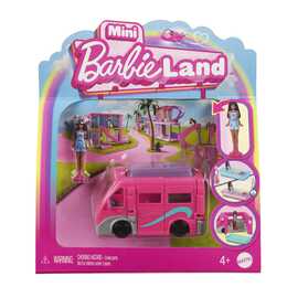 BARBIE Mini BarbieLand Camper Carrozzina della bambola (Multicolore)