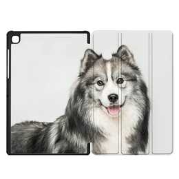 EG coque pour Samsung Galaxy Tab A7 Lite 8.7" (2021) - blanche - chiens