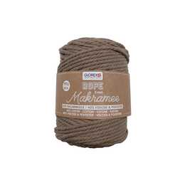 GLOREX Makramee-Kordel (500 g, Beige, Braun, Hellbraun)