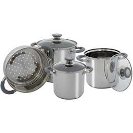 EUROTRAIL Pentola (Argento, Grigio, Acciaio inox, 1.8 l, 3.9 l, 2.7 l)