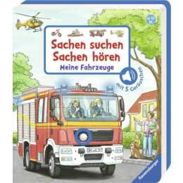 RAVENSBURGER Livre pour bébé Sachen suchen, Sachen hören: Fahrzeuge