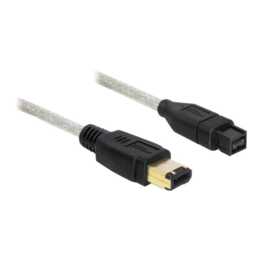 DELOCK Firewire-Kabel (9-poliger FireWire 800, D-Sub (9-polig), 2 m)