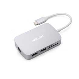 MINIX Adattatore (USB Tipo C, RJ-45, USB Typ A, HDMI)