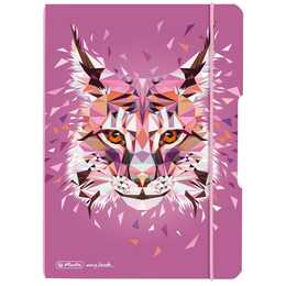 HERLITZ Notizbuch Wild Animal (A5, Kariert)