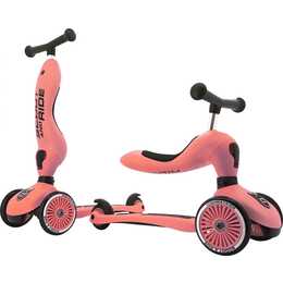 SCOOT AND RIDE Monopattino Highwaykick 1 (Nero, Rosa)