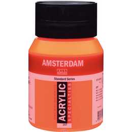 TALENS Couleur acrylique Amsterdam (500 ml, Orange)