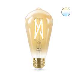 WIZ Lampadina LED Filament Bernstein ST64 (E27, WLAN, 6.7 W)