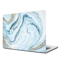 EG Hardcase (MacBook Air 13" M2 2022, Marmor, Blau)