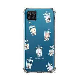 EG Backcover (Galaxy A12, Boissons, Transparent)