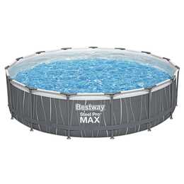 BESTWAY Piscina fuori terra con struttura tubolare in acciaio (457 cm x 107 cm)