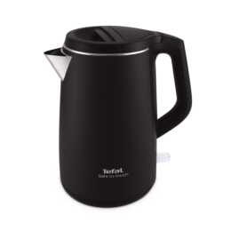 TEFAL Safe to touch (1.5 l, Kunststoff, Edelstahl, Schwarz)