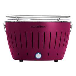 LOTUSGRILL Original Grill a carbonella (Viola, Prugna viola, Pink)