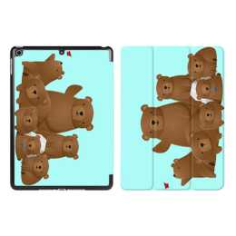 EG iPad Sleeve pour Apple iPad 9.7" 9.7" 9.7" - Tiffany Blue Cartoon Bears