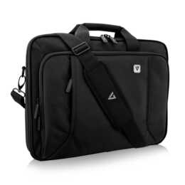 VIDEOSEVEN Professional Frontloader Borsa (17.3", Nero)