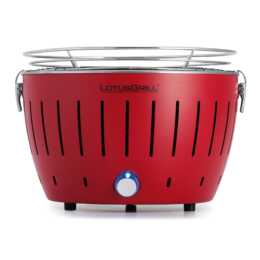 LOTUSGRILL Small Grill a carbonella (Rosso, rosso scuro)