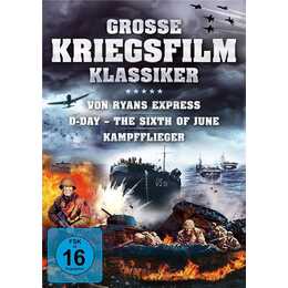 Grosse Kriegsfilm-Klassiker - Von Ryans Express / D-Day – The Sixth of June / Kampfflieger (DE, EN)