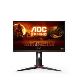 AOC G2 Q24G2A/BK (23.8", 2560 x 1440, Schwarz, Rot)