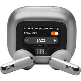 JBL BY HARMAN Live Flex 3 (ANC, Bluetooth 5.3, Argento)