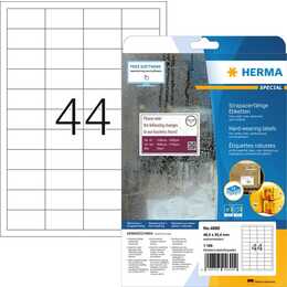 HERMA Druckeretikettenbogen (25.4 x 48.3 mm)