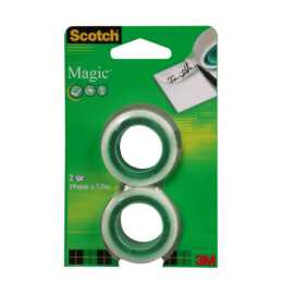 3M Büroklebeband Magic (19 mm x 7.5 m, 1.0 Stück)