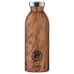 24BOTTLES Thermo Trinkflasche Clima Sequoia Wood (0.5 l, Braun)