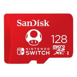 SANDISK MicroSDXC Nintendo Switch U3 (UHS-I Class 3, 128 GB, 100 MB/s)