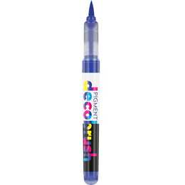 KARIN Pennarello acrilico Pigment DecoBrush 2728U (Royal Blue, 1 pezzo)