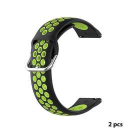 EG Bracelet (Samsung Galaxy Galaxy Watch4 44 mm, Noir, Vert)