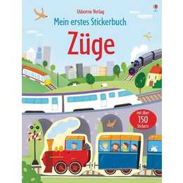 Mein erstes Stickerbuch: Züge