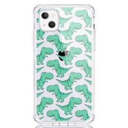 EG Backcover (iPhone 14 Plus, Dinosauro, Transparente)