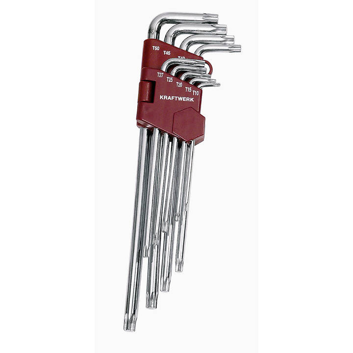 KRAFTWERK Stiftschlüssel-Set TX T10-T50