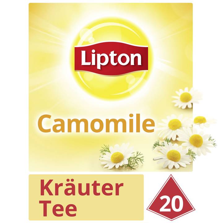 LIPTON Sachets de thé Thé aux herbes Camomile (20 Pièce)
