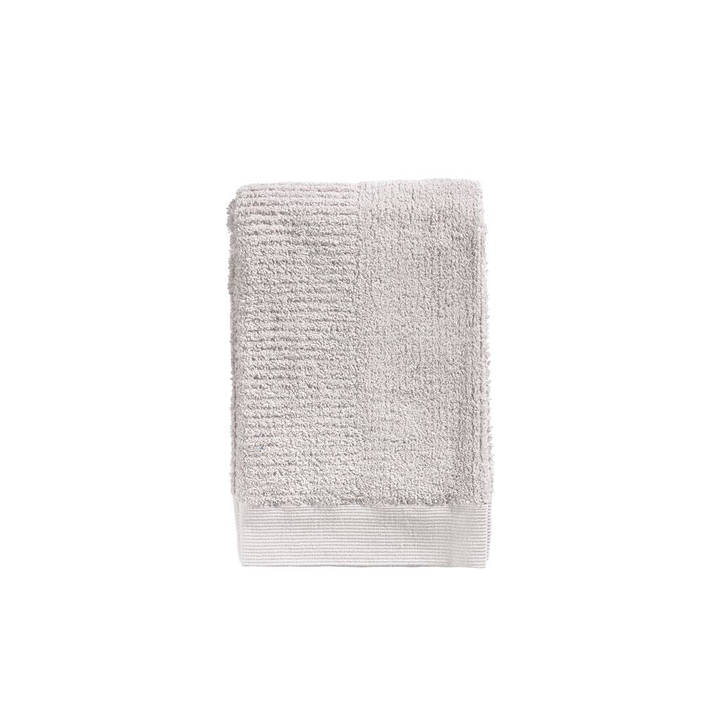 Serviette de bain ZONE Classic gris clair 70x140 cm
