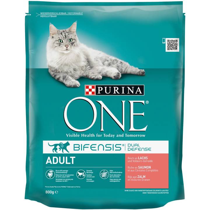 Purina One Trockenfutter Adult Lachs & V