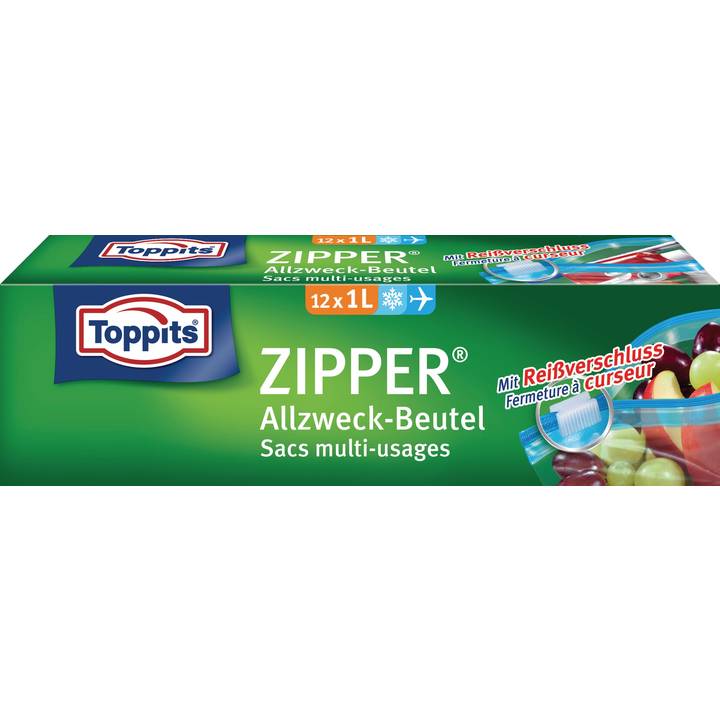 TOPPITS Zipper Frischhaltebeutel (1 l)