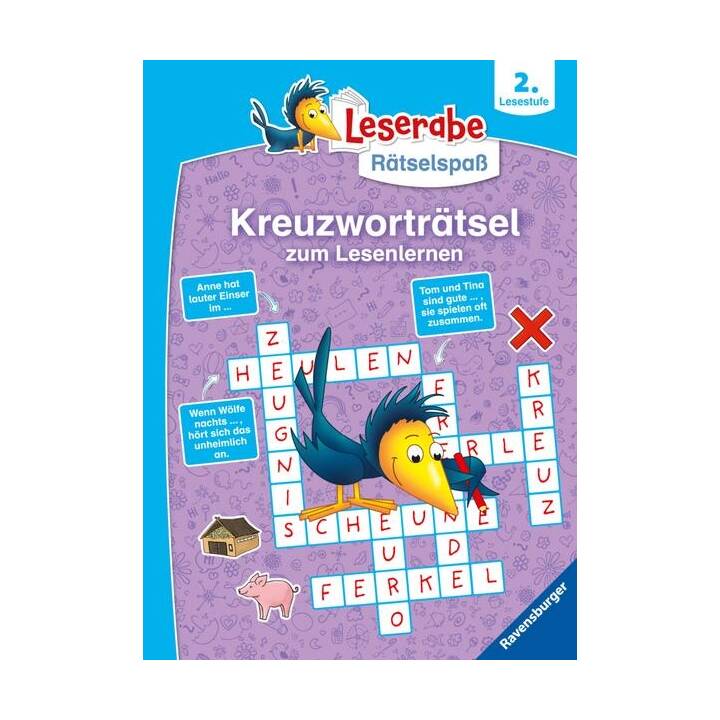 Kreuzworträtsel zum Lesenlernen