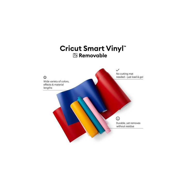 CRICUT Film de vinyle Smart (33 cm x 91 cm, Jaune)