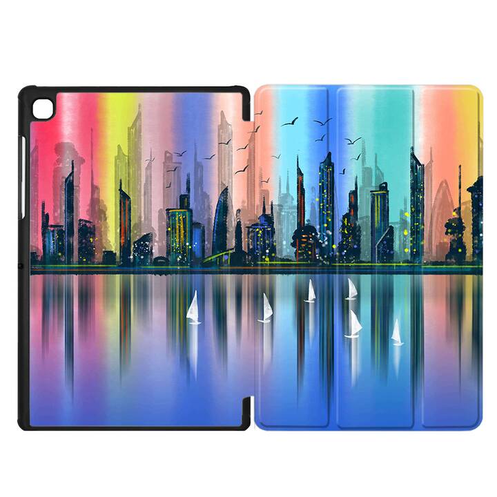 EG coque pour Samsung Galaxy Tab A7 Lite 8.7" (2021) - multicolore - peinture ville