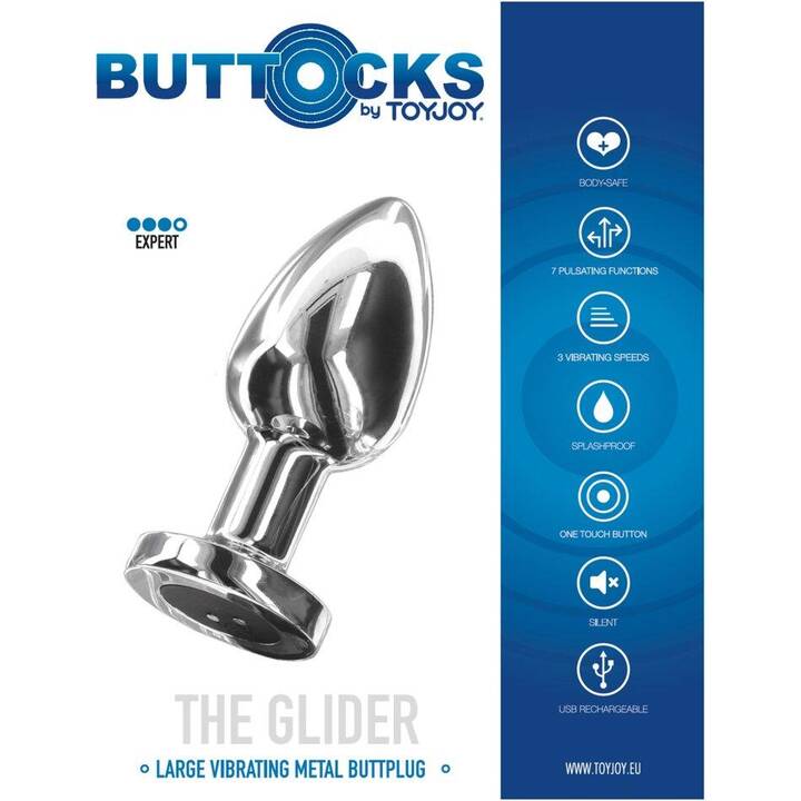 TOYJOY The Glider Large Buttplug Vibrateur anal