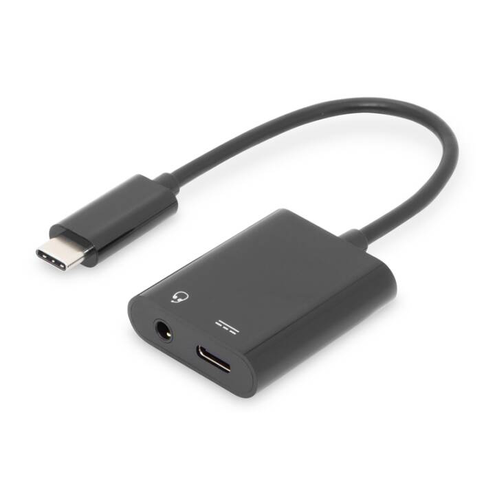 DIGITUS Adattatore (Jack 3.5 mm, USB Tipo C, 0.2 m)