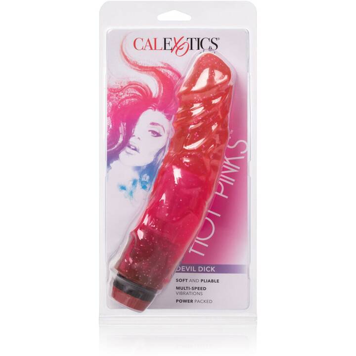 CALEXOTICS Klassischer Vibrator Hot Pinks Devil Dick