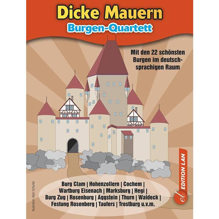 EDITION LAN Burgen Quartettspiel / Dicke Mauern
