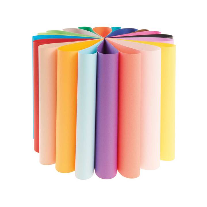 RICO DESIGN Papier fait main (Multicolore, A3, 20 pièce)