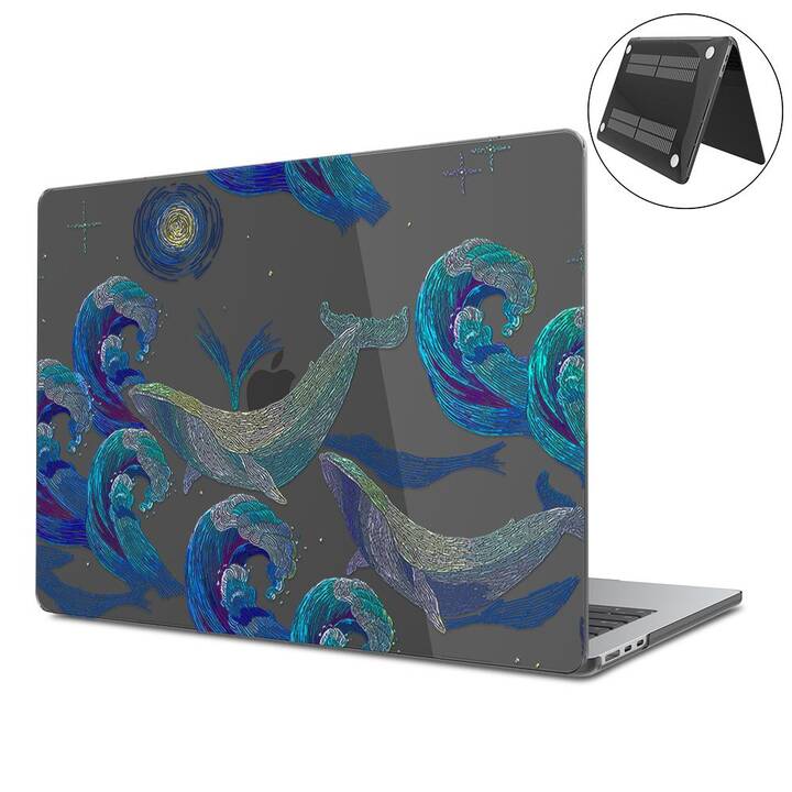 EG Hardcase (MacBook Air 13" M3 2024, Stickerei, Transparent)