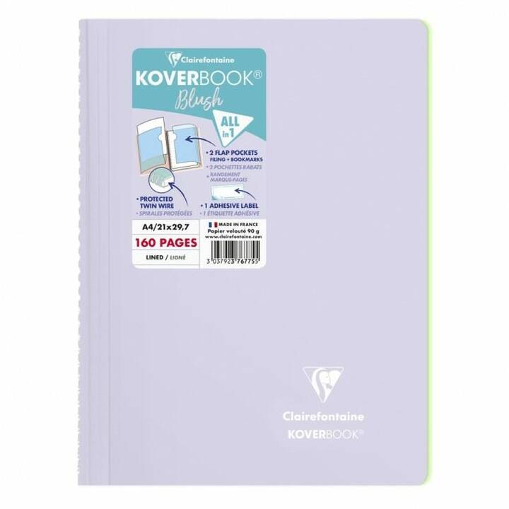 CLAIREFONTAINE Carnets Blush (A4, Ligné)