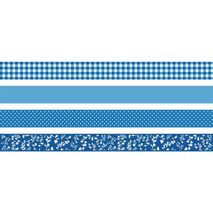 HEYDA Washi Tape Set (Blau, 5 m)